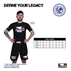 РАШГАРД  -  Men's Bad Boy Rashguard - Short Sleeves - Black/White 